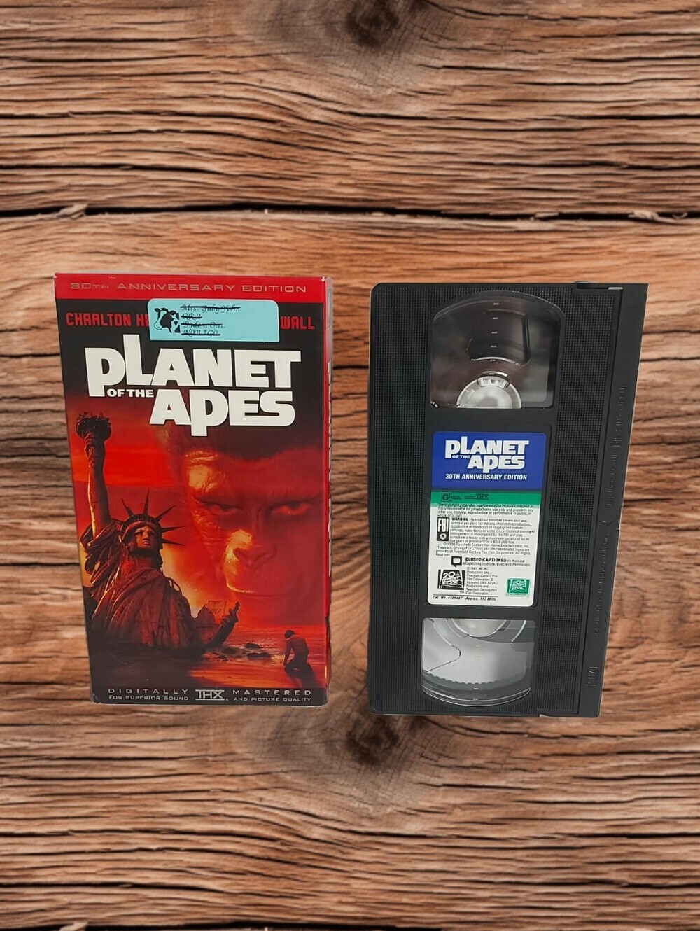 ​VTG Planet of the Apes VHS 30th Anniversary Edition Sci-Fi Charlton Heston THX